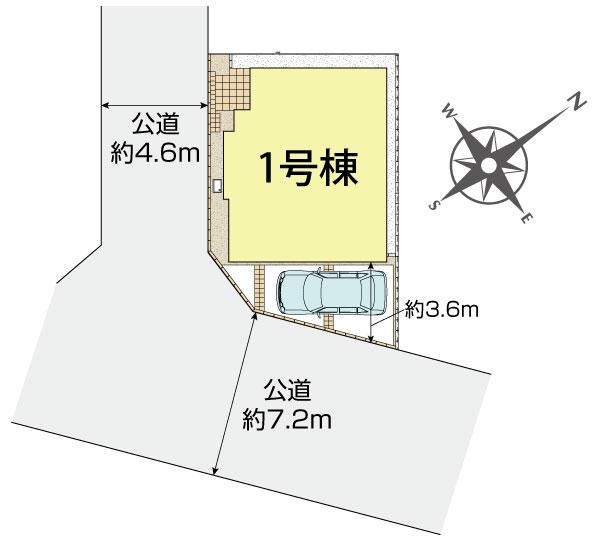 ブルーミングガーデン綾瀬市吉岡東５丁目１棟の見取り図
