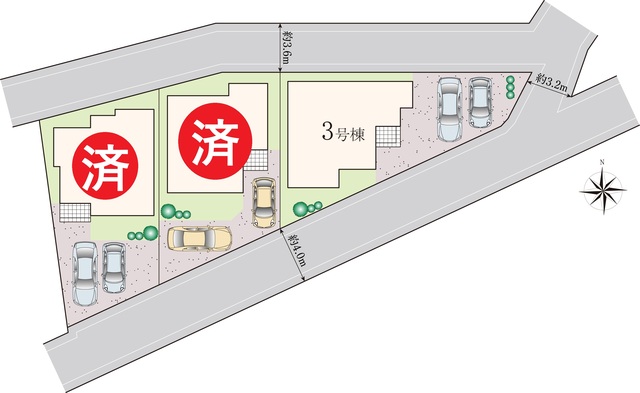 ハートフルタウン八王子横川町19期の見取り図