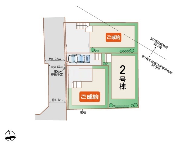 ハートフルタウン(新大阪)箕面今宮4丁目の見取り図