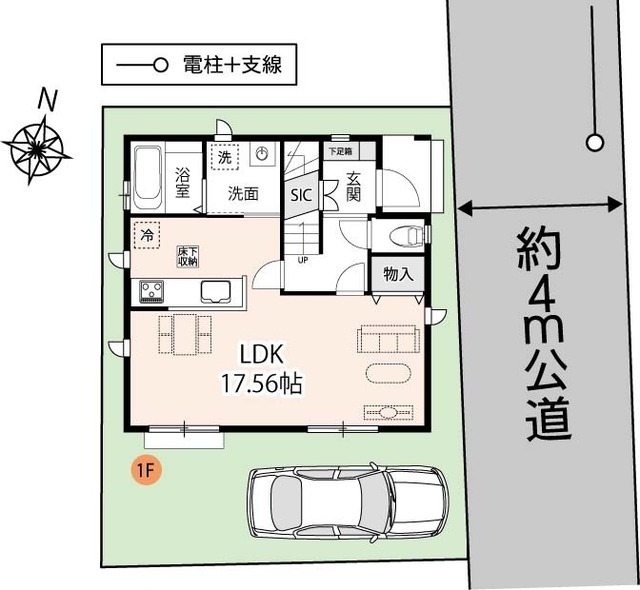 ハートフルタウン川口本蓮1の見取り図