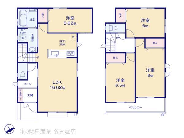 ハートフルタウン(名)天白区土原8期の見取り図