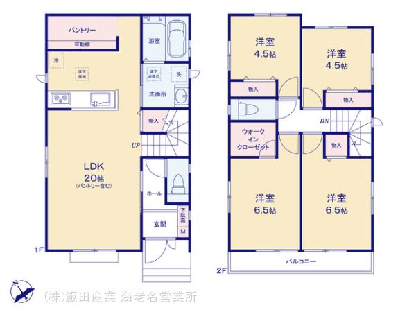 ハートフルタウン横浜市泉区下和泉3丁目1681番の見取り図