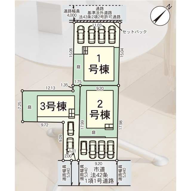 クレイドルガーデン福岡市東区西戸崎 第17の見取り図