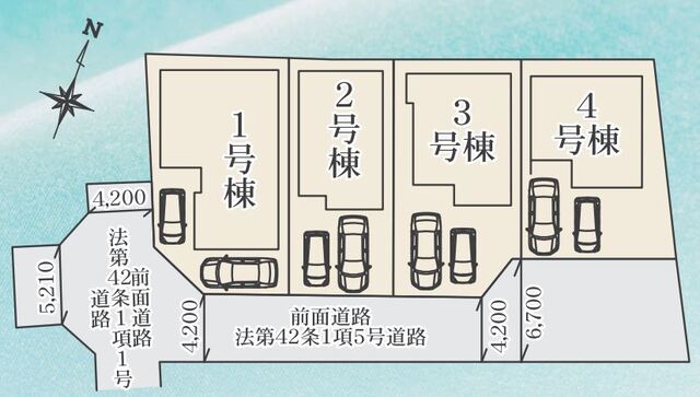 リナージュ廿日市市大野２３－２期の見取り図