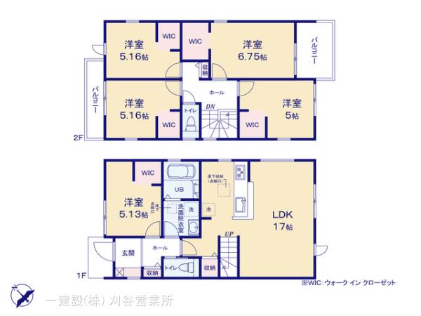 リーブルガーデン知多市八幡堀之内の見取り図