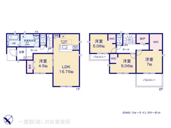 リーブルガーデン知多市八幡堀之内の見取り図