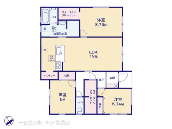 リーブルガーデン彦根市西今町３期の見取り図