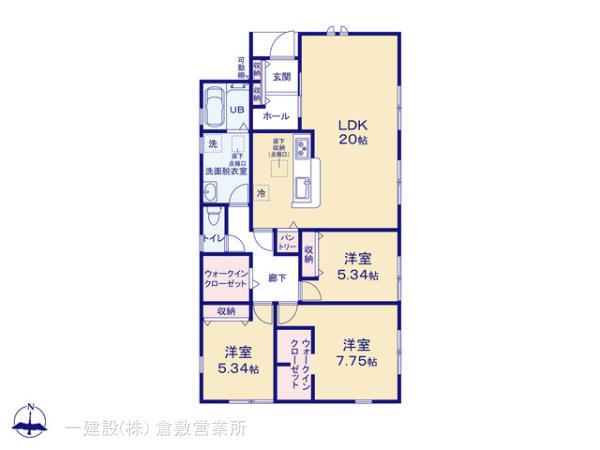 リーブルガーデン総社井尻野第５の見取り図