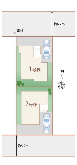 ハートフルタウン(尼崎)川西清流台の見取り図