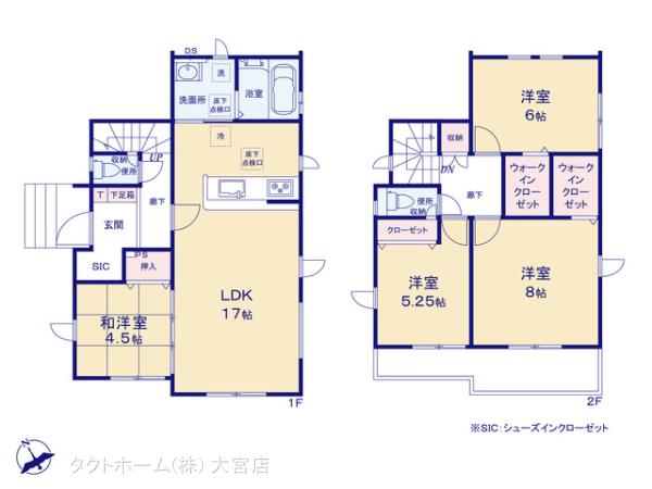 グラファーレ4208桶川市加納７期１棟の見取り図