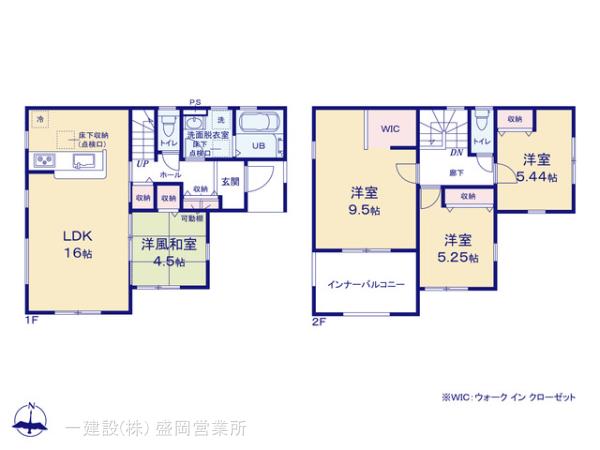 リーブルガーデン南仙北三丁目の見取り図