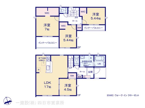 リーブルガーデン鈴鹿市北堀江第２の見取り図