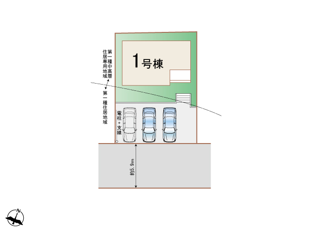 ハートフルタウン(新大阪)神戸北区大脇台の見取り図