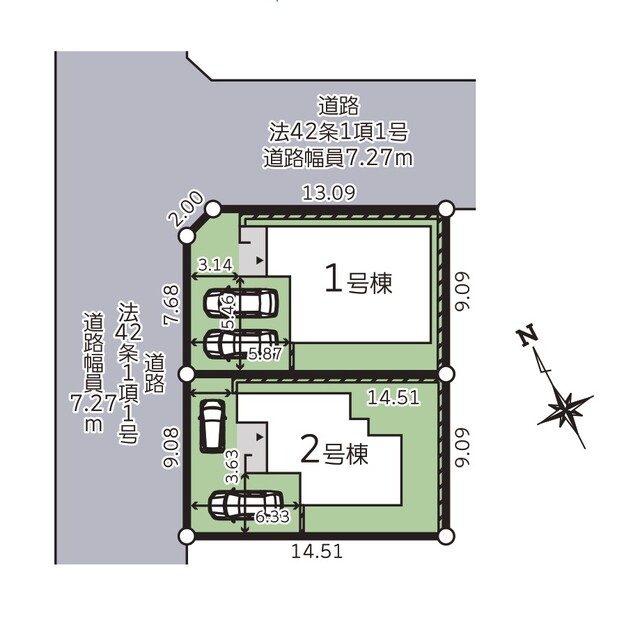 グラファーレ4251札幌市北５９期２棟の外観②