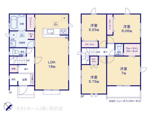 グラファーレ4214入間市扇台５期２棟の見取り図