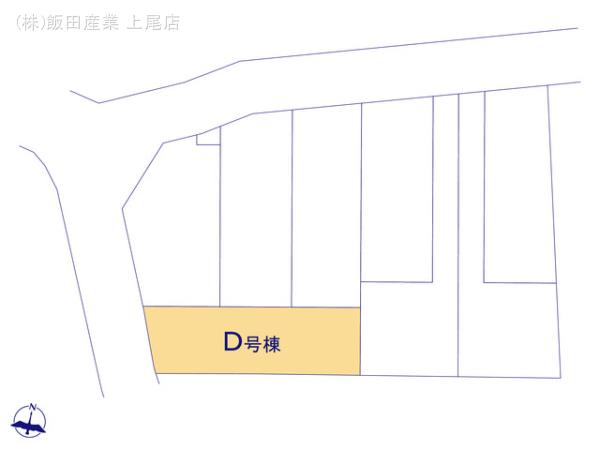 ハートフルタウン第5川越砂の見取り図