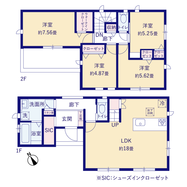 グラファーレ4185町田市根岸町１９棟の見取り図