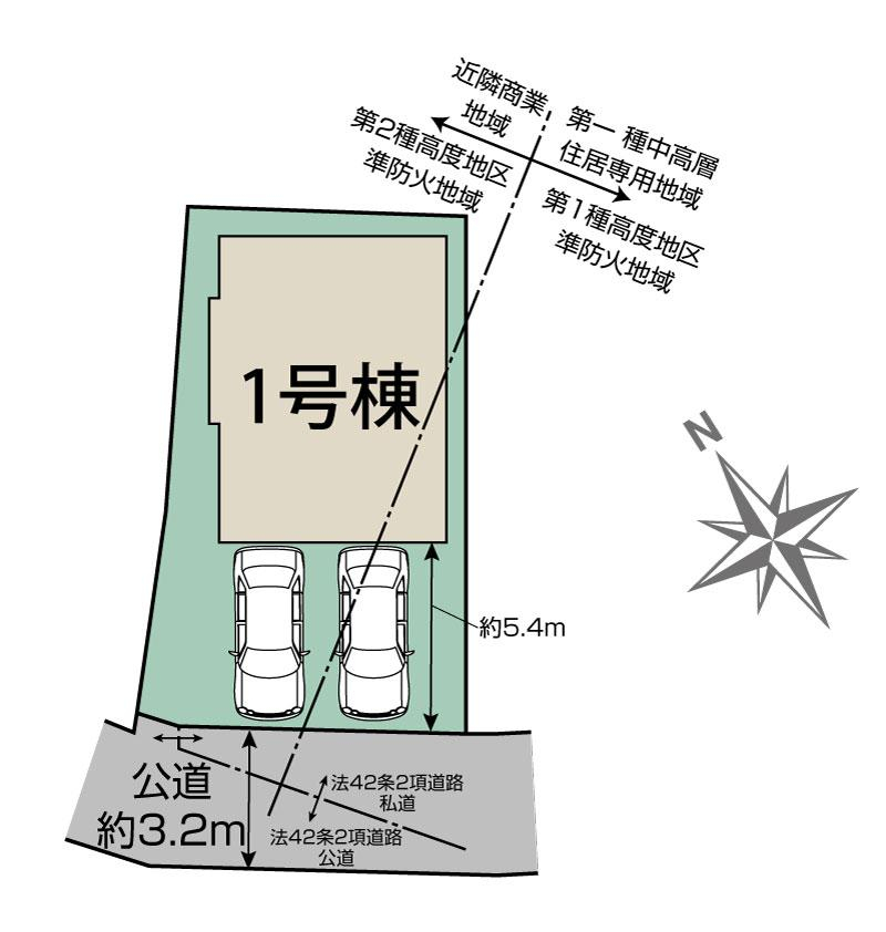 ブルーミングガーデン茅ヶ崎市南湖３丁目１棟の見取り図