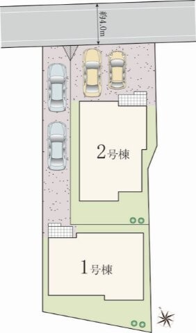 ハートフルタウン八王子大楽寺町9期の見取り図