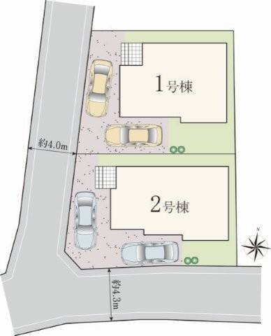 ハートフルタウン日の出町平井の見取り図