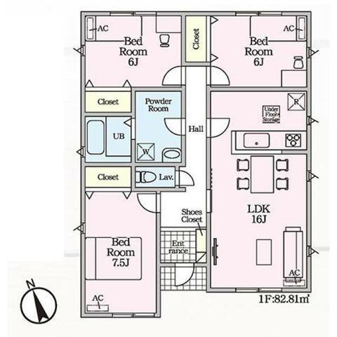 リナージュ高浜市屋敷町　第１期の見取り図