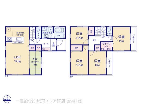 リーブルガーデン松戸市五香３丁目の見取り図