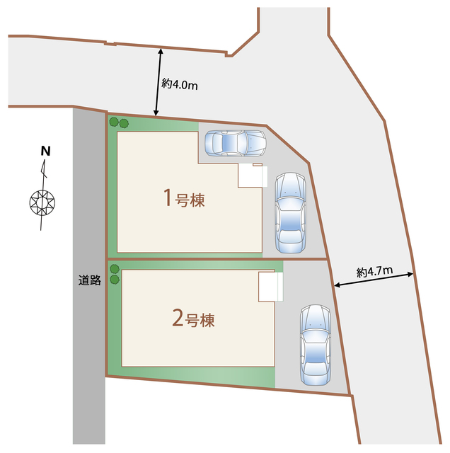 ハートフルタウン(門真)寝屋川国松町の外観②