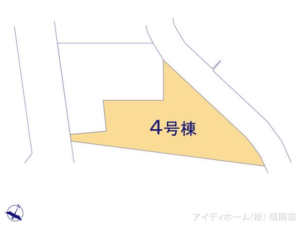 リナージュ福岡市南区平和１丁目　第４期の見取り図