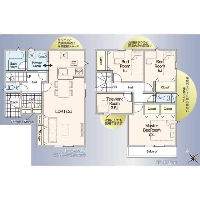 クレイドルガーデン福岡市東区多の津 第8の見取り図