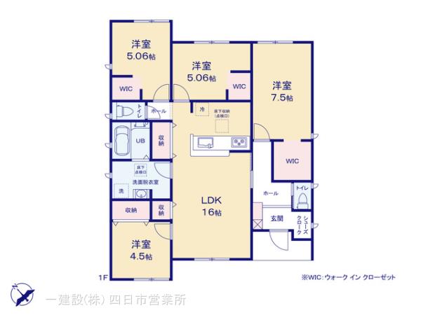 リーブルガーデンいなべ市大安町石榑東第5の見取り図