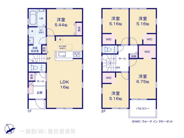 リーブルガーデン安城市安城町の見取り図