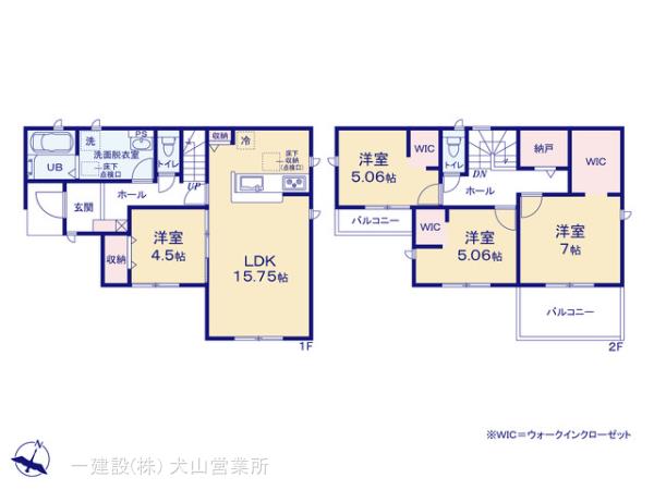 リーブルガーデン豊山町豊場伊勢山の見取り図