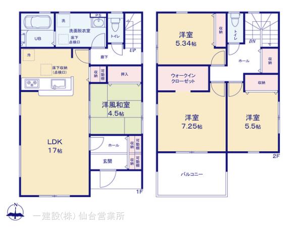リーブルガーデン南原町の見取り図