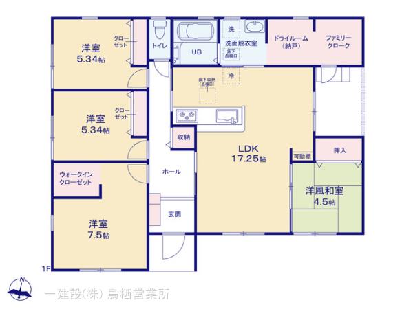 リーブルガーデン上峰町坊所第九の見取り図