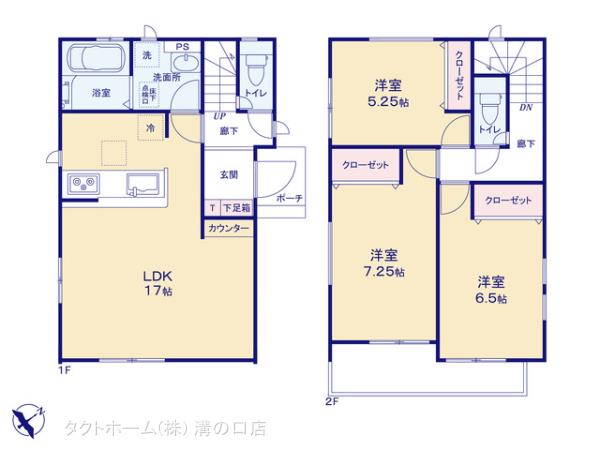 グラファーレ4159海老名市上郷５棟の見取り図