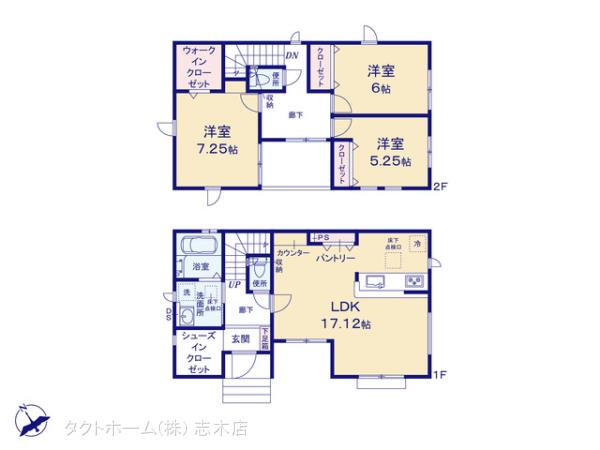 グラファーレ4187朝霞市根岸台２４期９棟の見取り図