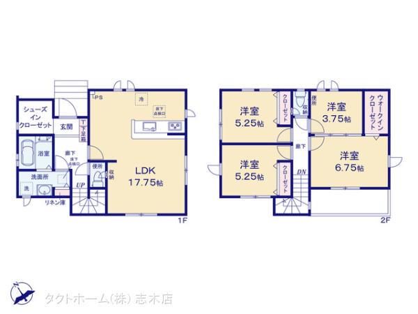 グラファーレ4187朝霞市根岸台２４期９棟の見取り図