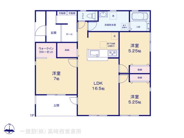 リーブルガーデン第４吉岡町漆原の見取り図