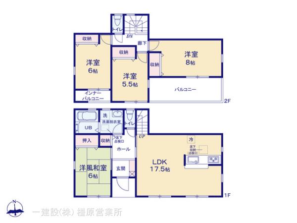 リーブルガーデン橿原市山本町の見取り図