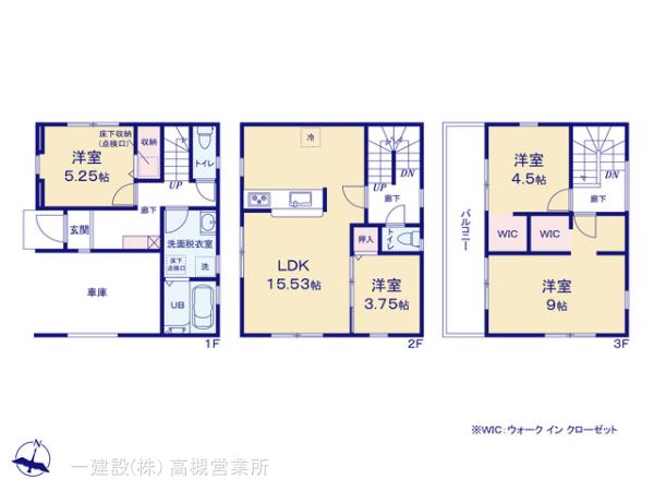 リーブルガーデン淀川区西三国の見取り図