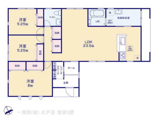 リーブルガーデン鉾田市舟木１期の見取り図