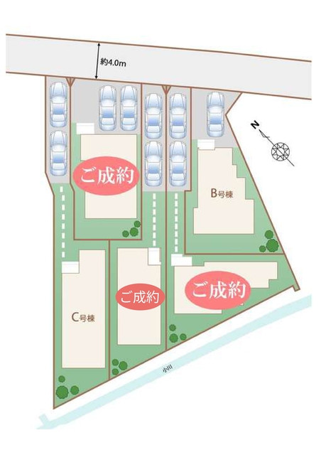 ハートフルタウン昭島中神町2丁目の見取り図