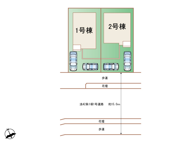 ハートフルタウン町田市下小山田町3351番の見取り図