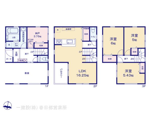 リーブルガーデン春日部市南第１４の見取り図