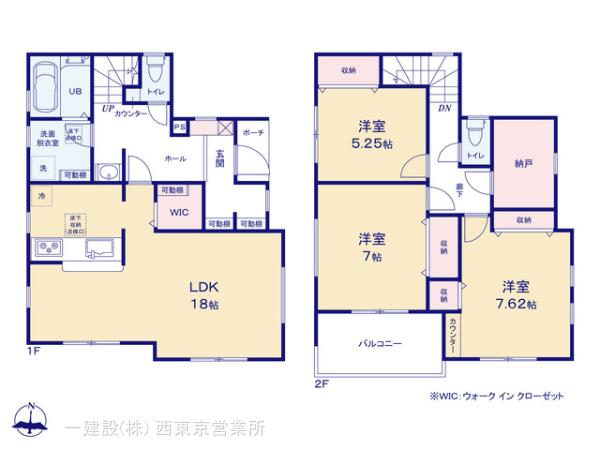 リーブルガーデン日の出町平井の見取り図