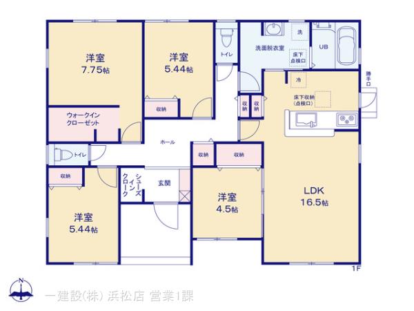 リーブルガーデン掛川横須賀の見取り図