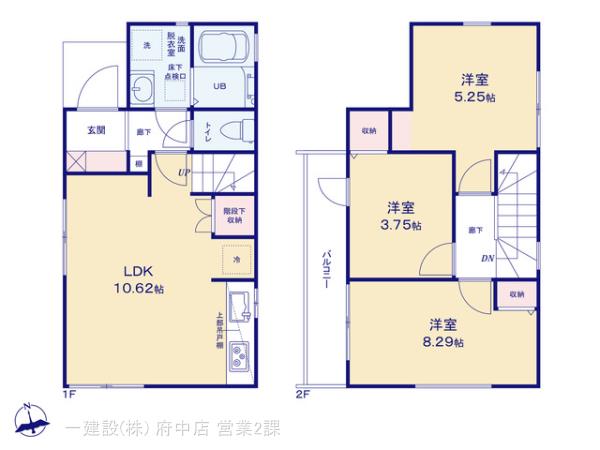 リーブルガーデン狛江市西野川２期の見取り図