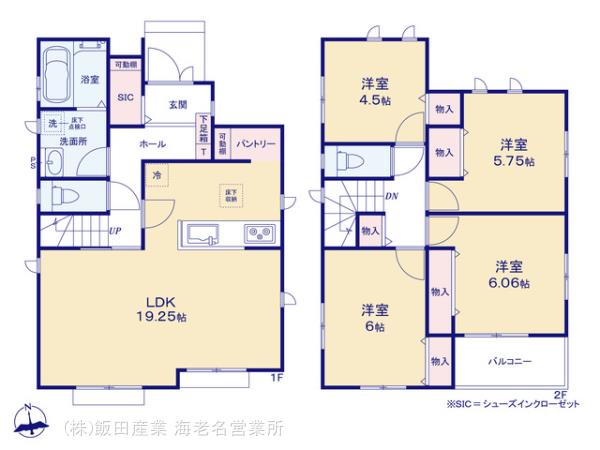 ハートフルタウン藤沢市打戻1798番の見取り図