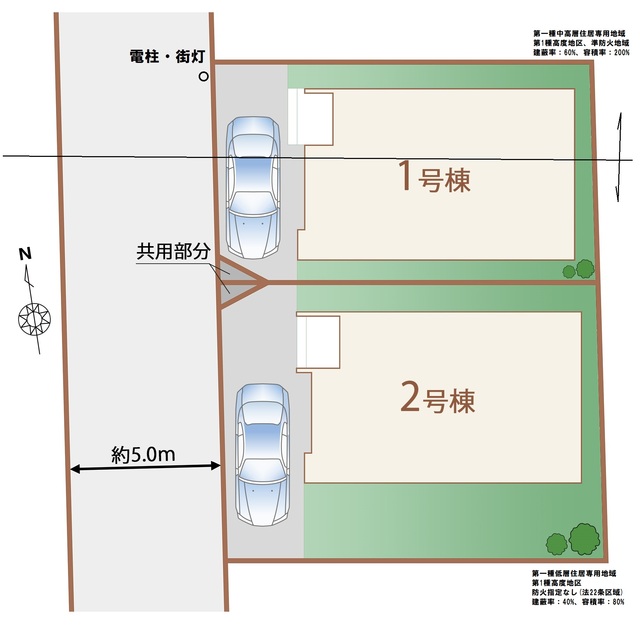 ハートフルタウン(立)小金井貫井北町6期の見取り図