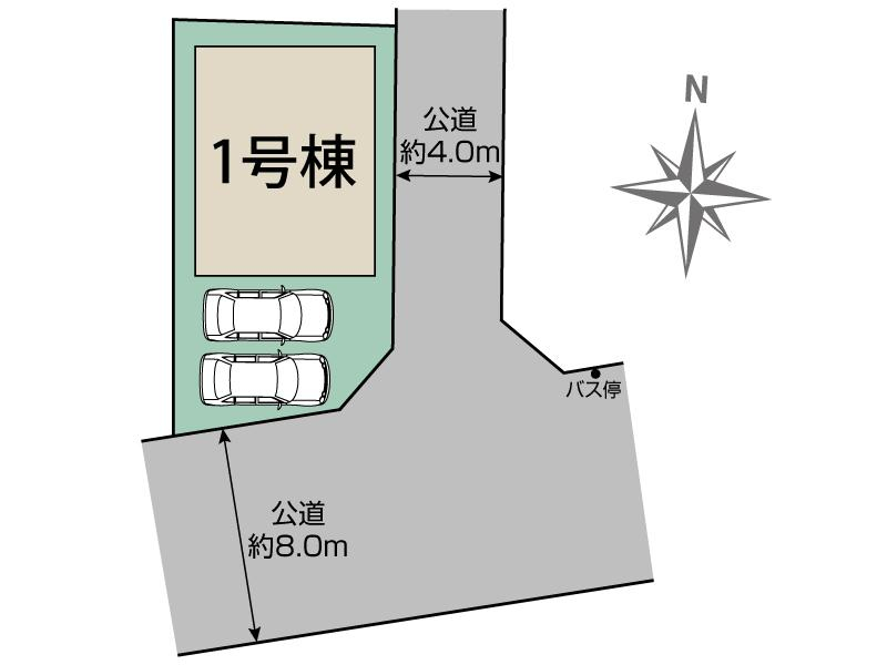 ブルーミングガーデン桶川市坂田東１丁目１棟の見取り図